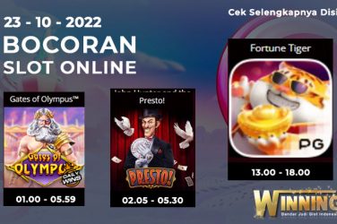 Prediksi Slot Gacor Online 23 oktober 2022