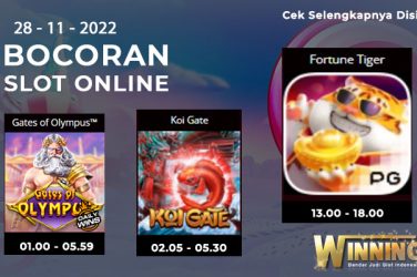 Prediksi Agen Slot Online 28 November 2022