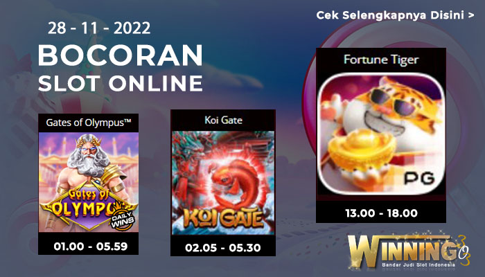 Prediksi Agen Slot Online 28 November 2022
